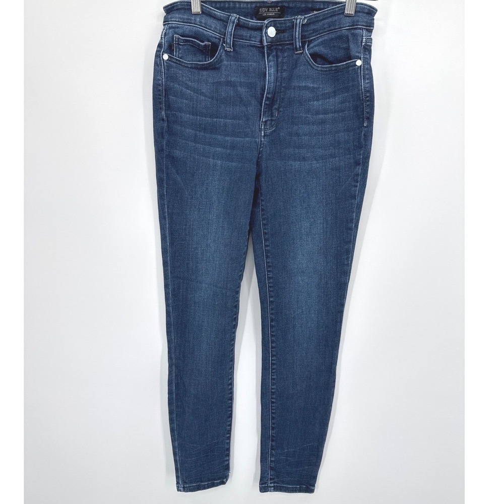 Judy Blue Womens Skinny Fit Jeans 11/30 Dark Blue High Rise JB82505DK